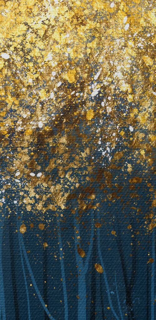 A painting of a tree