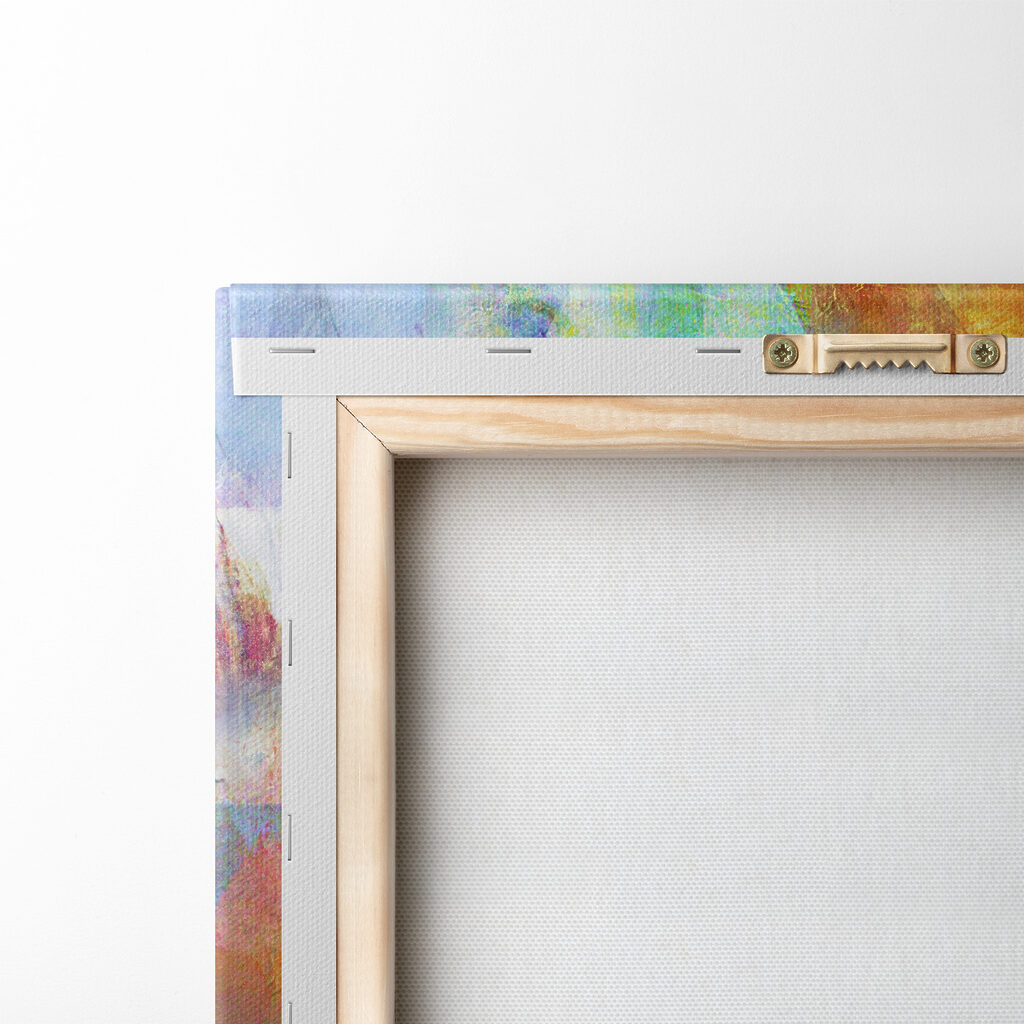 A colorful painting of a city A colorful painting of a city