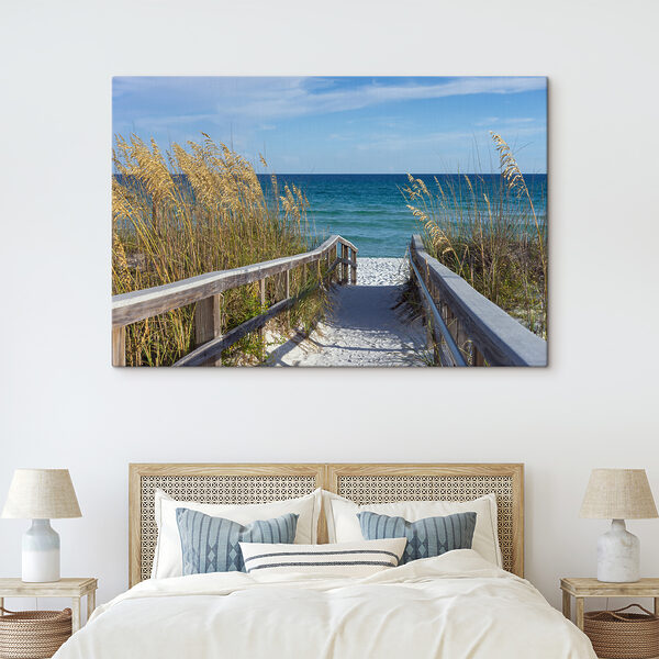Een wandelpad naar het strand Een wandelpad naar het strand