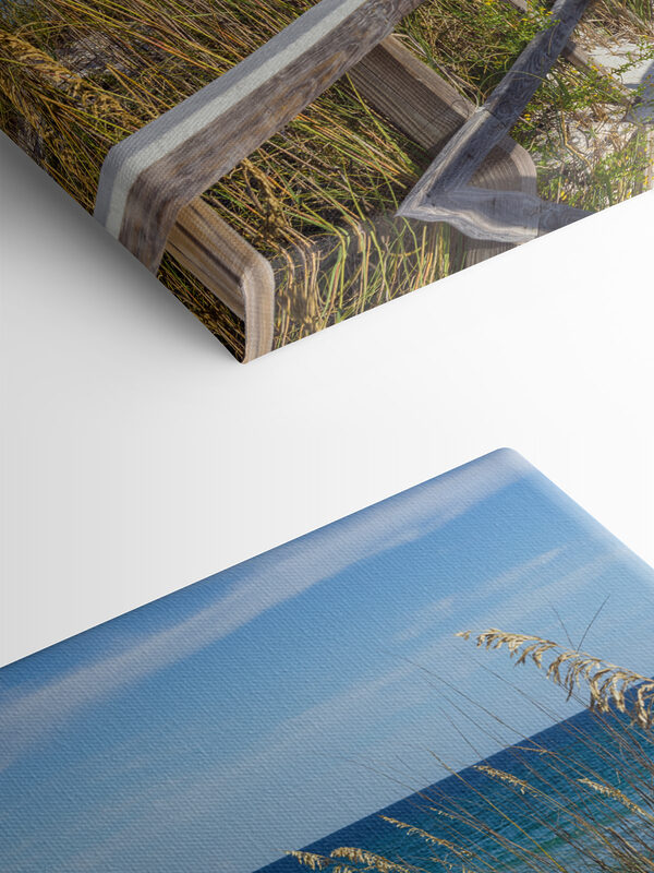 Een wandelpad naar het strand Een wandelpad naar het strand
