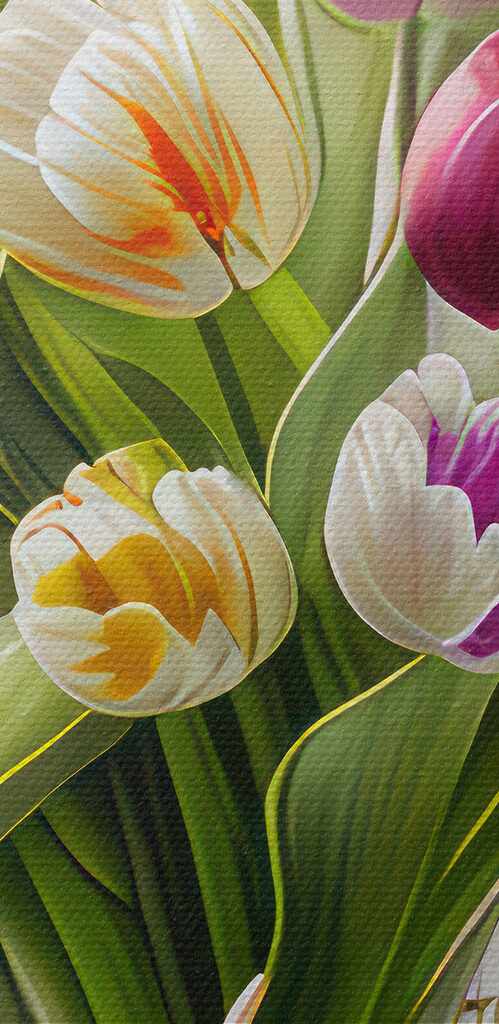 Een boeket tulpen in een glazen vaas s31219pzvl 499x1024 - Een boeket tulpen in een glazen vaas