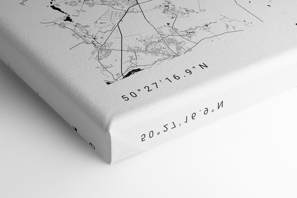 A map of a city A map of a city