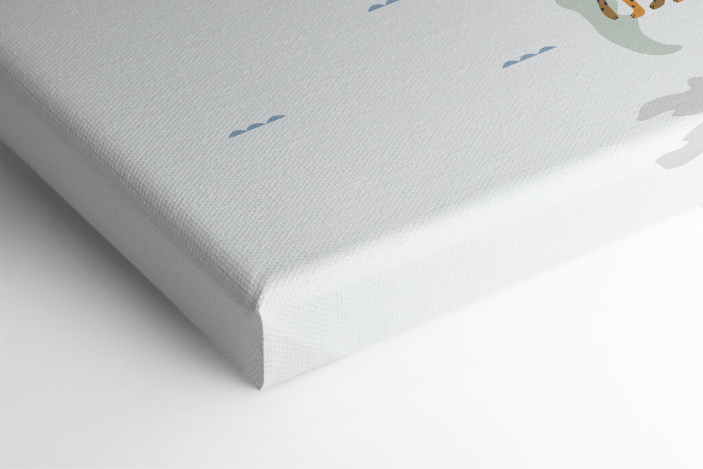 A map of the world with animals A map of the world with animals