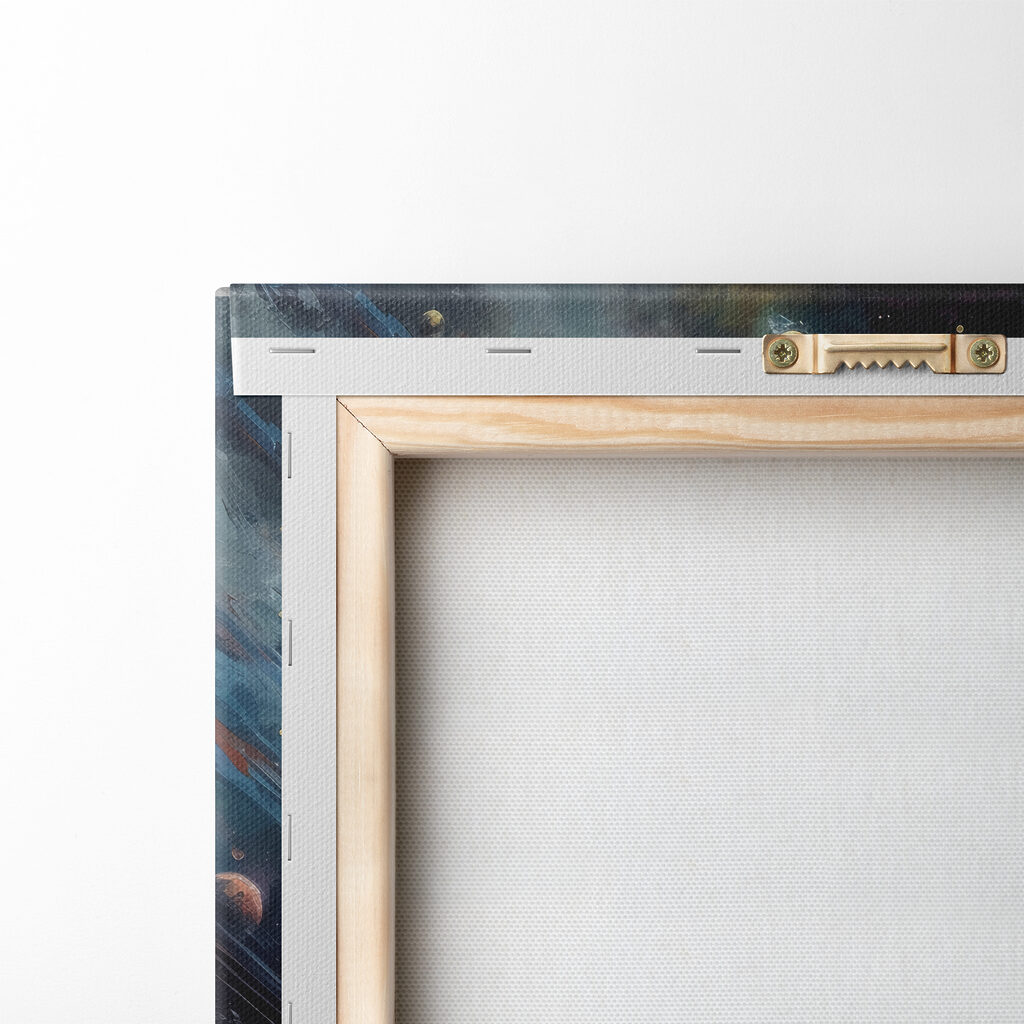 Planets in space with planets and stars Planets in space with planets and stars