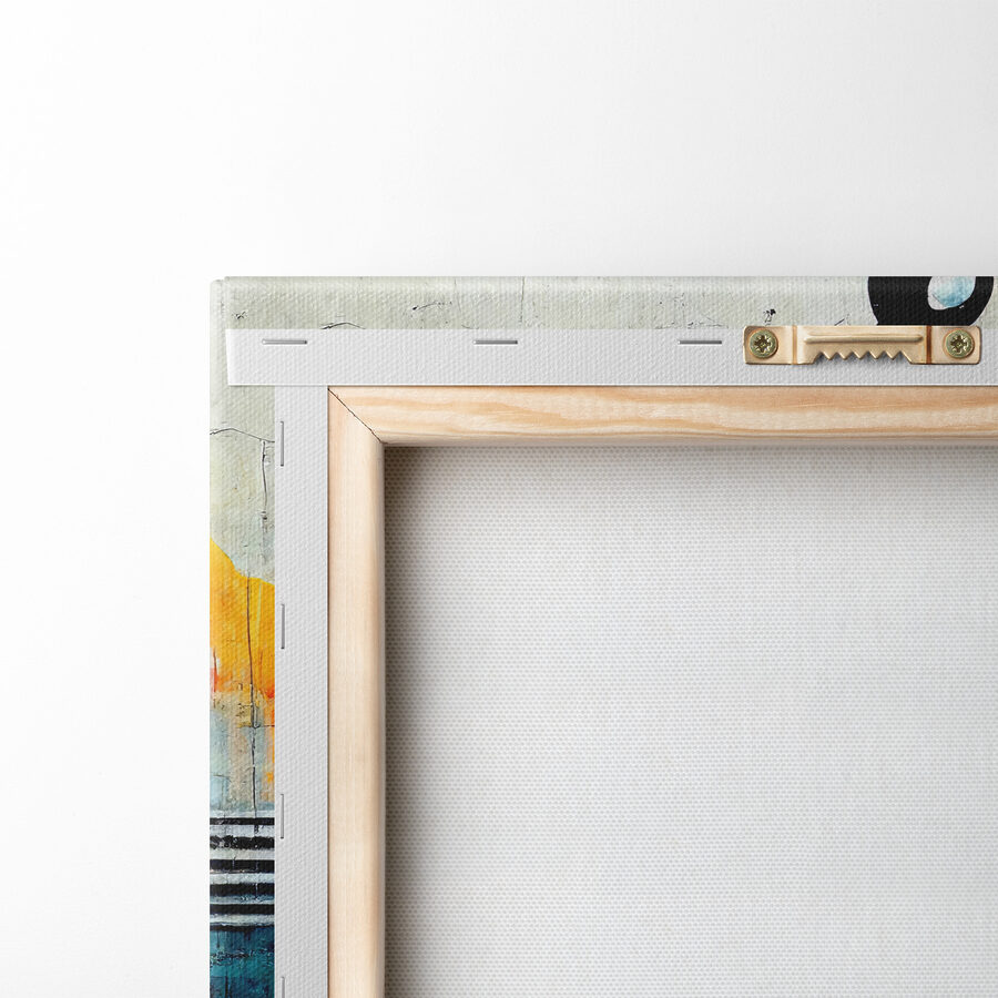 Een schilderij van gitaren en instrumenten Een schilderij van gitaren en instrumenten