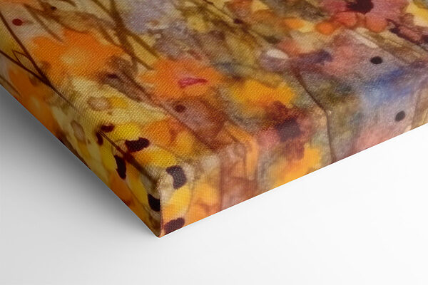 Een aquarelschilderij van bloemen Een aquarelschilderij van bloemen