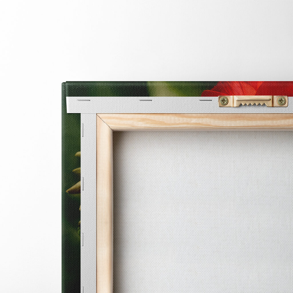 A woman with flowers in her hair