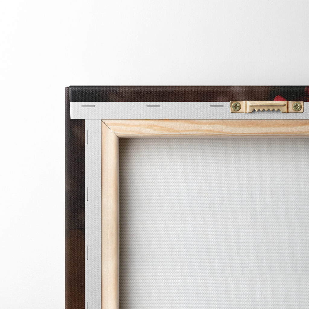 A woman with flowers in her hair