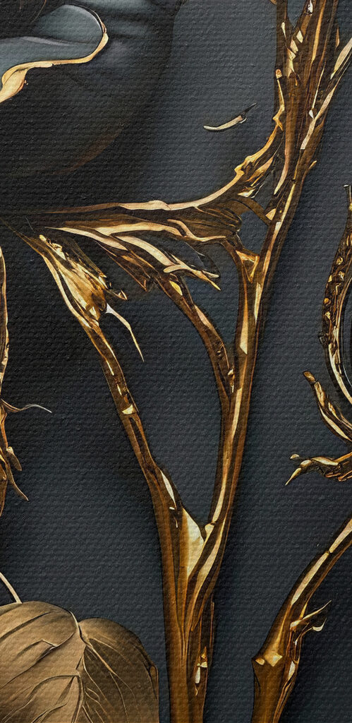 Elegant Midnight Roses in Bloom Elegant Midnight Roses in Bloom