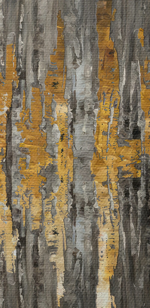 A close up of a painting A close up of a painting