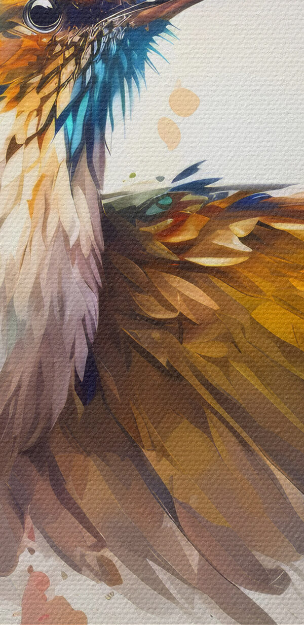 Een vogel met gespreide vleugels Een vogel met gespreide vleugels