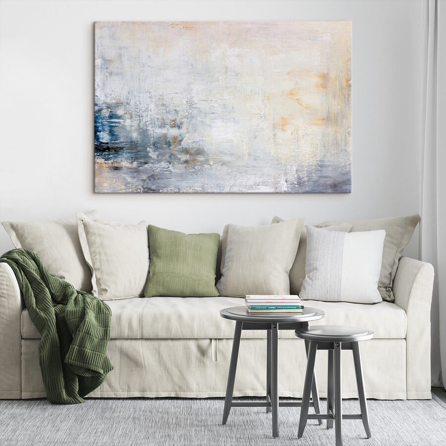 Een witte en blauwe achtergrond