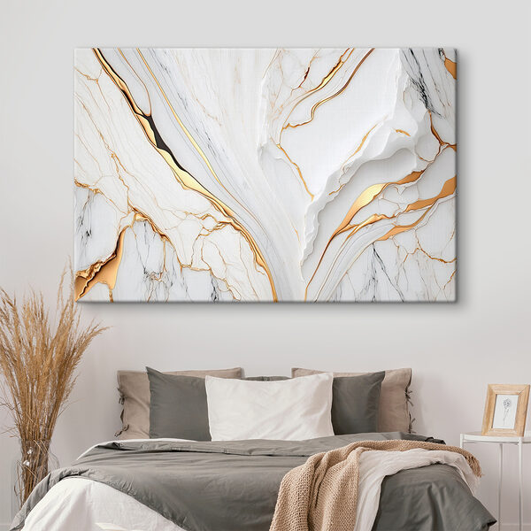Elegant marmer met amberkleurige wervelingen. Elegant marmer met amberkleurige wervelingen.