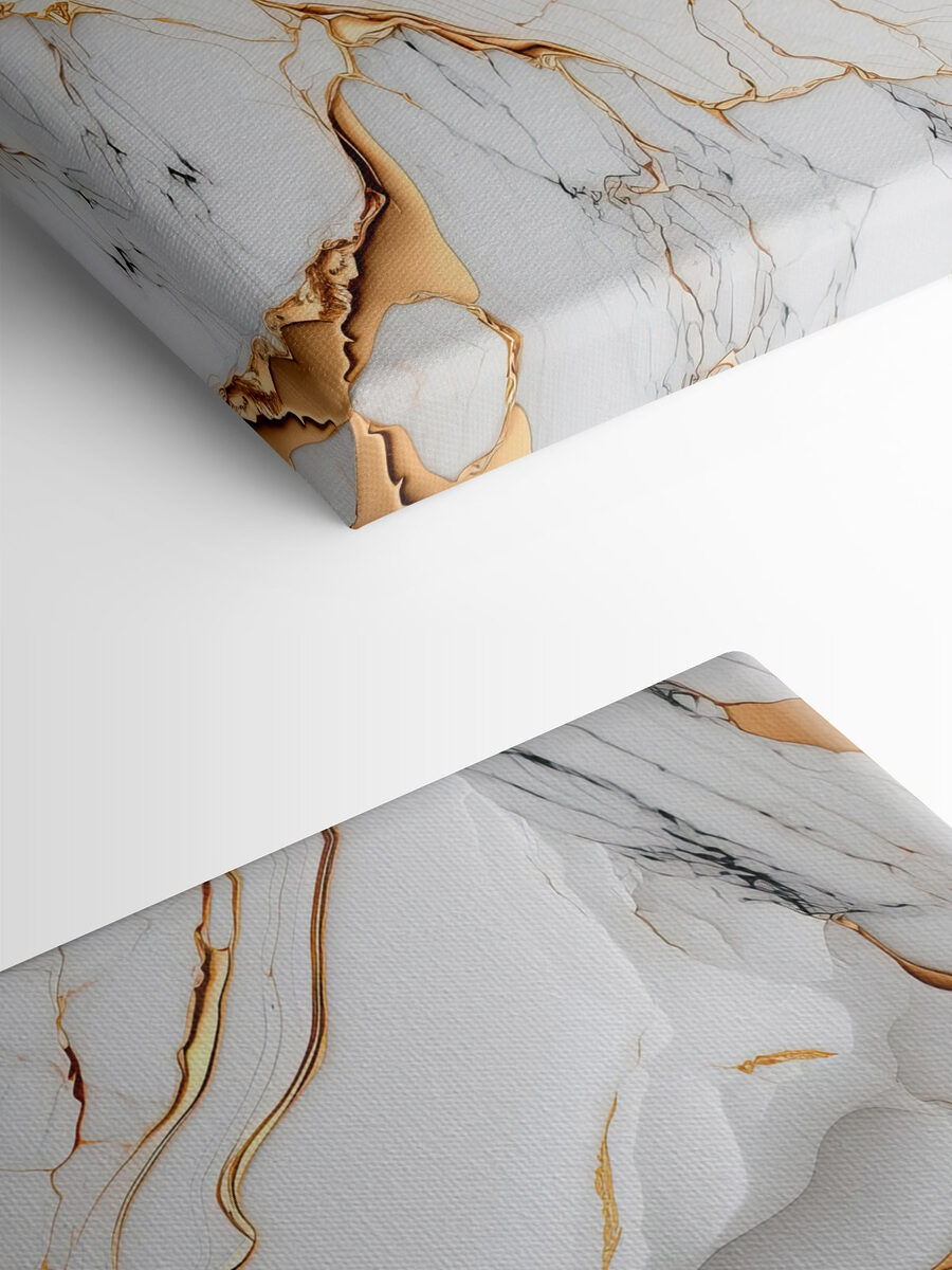 Elegant marmer met amberkleurige wervelingen. Elegant marmer met amberkleurige wervelingen.