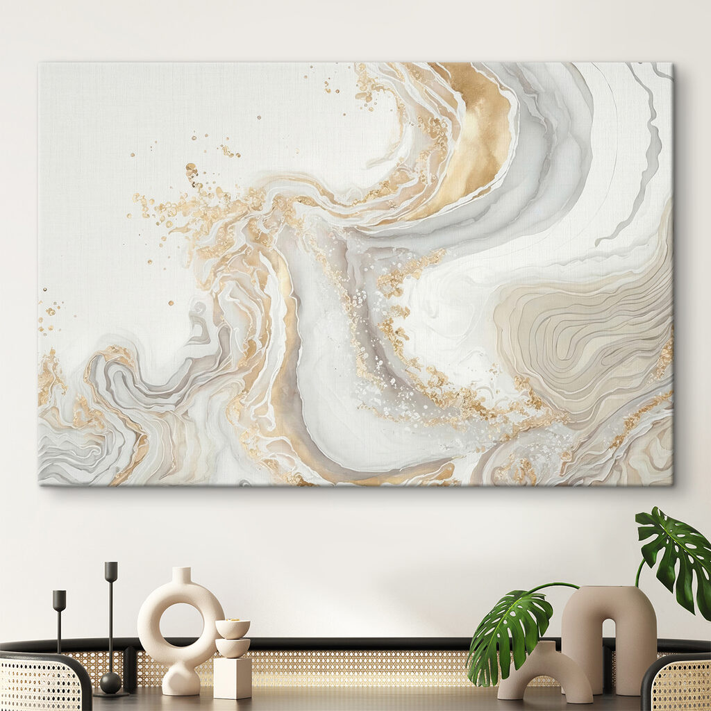 Elegant Swirls of Cream and Amber Elegant Swirls of Cream and Amber