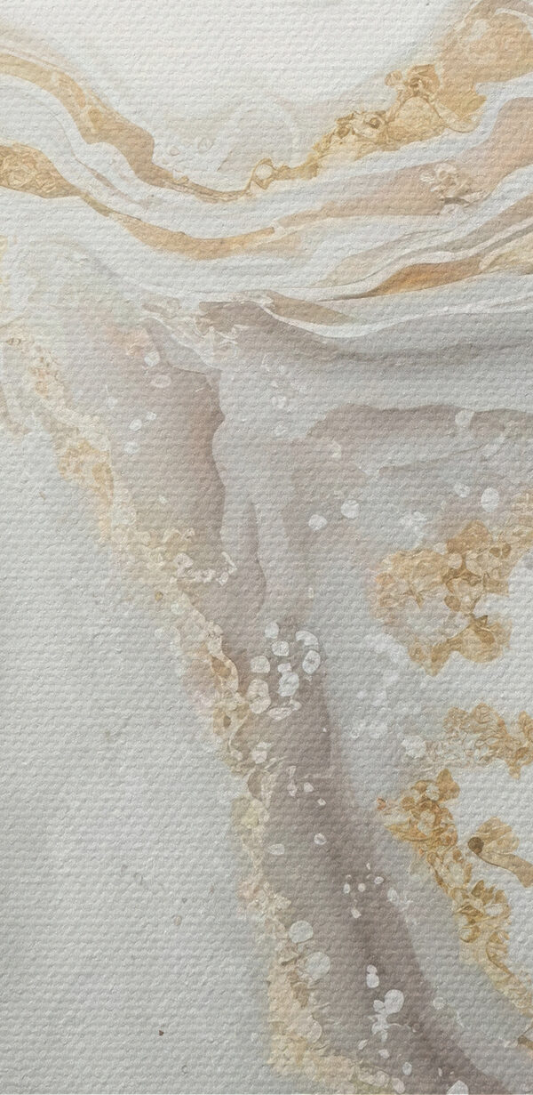 Elegante wervelingen van crème en amber Elegante wervelingen van crème en amber