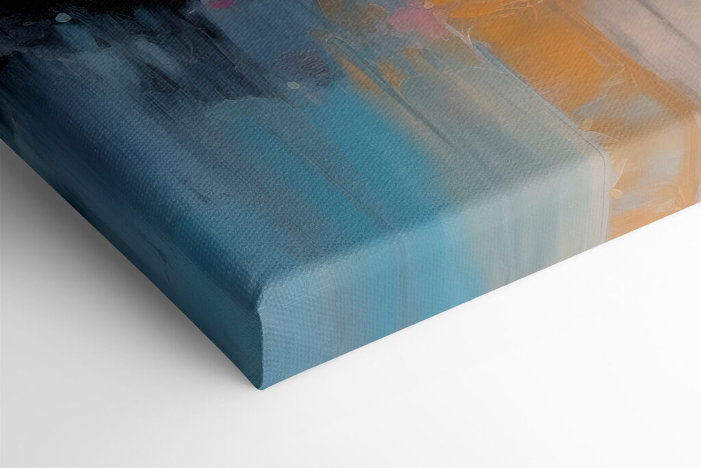 A painting of a colorful sky A painting of a colorful sky