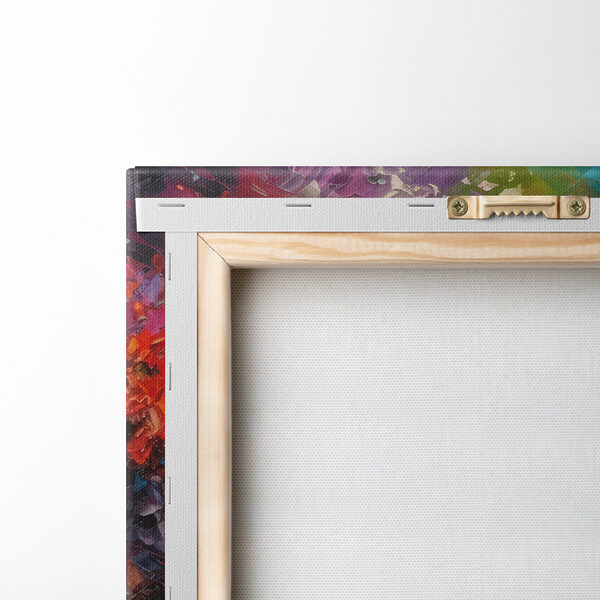 Een kleurrijk schilderij van vele kleuren Een kleurrijk schilderij van vele kleuren