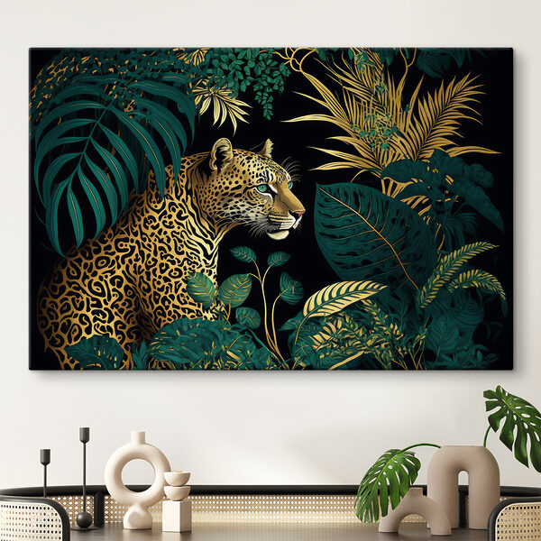 Een luipaard in de jungle Een luipaard in de jungle