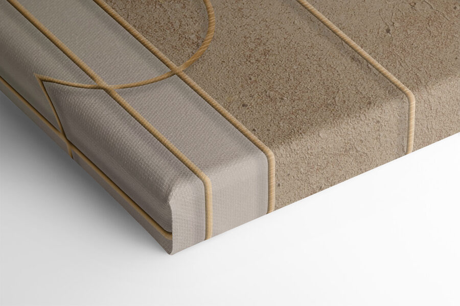 Canvas Schilderijen Een close-up van een muur - Afbeelding 7