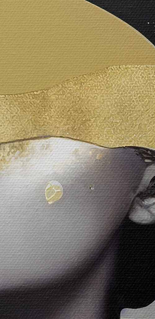 Elegance veiled in mysterious shimmer