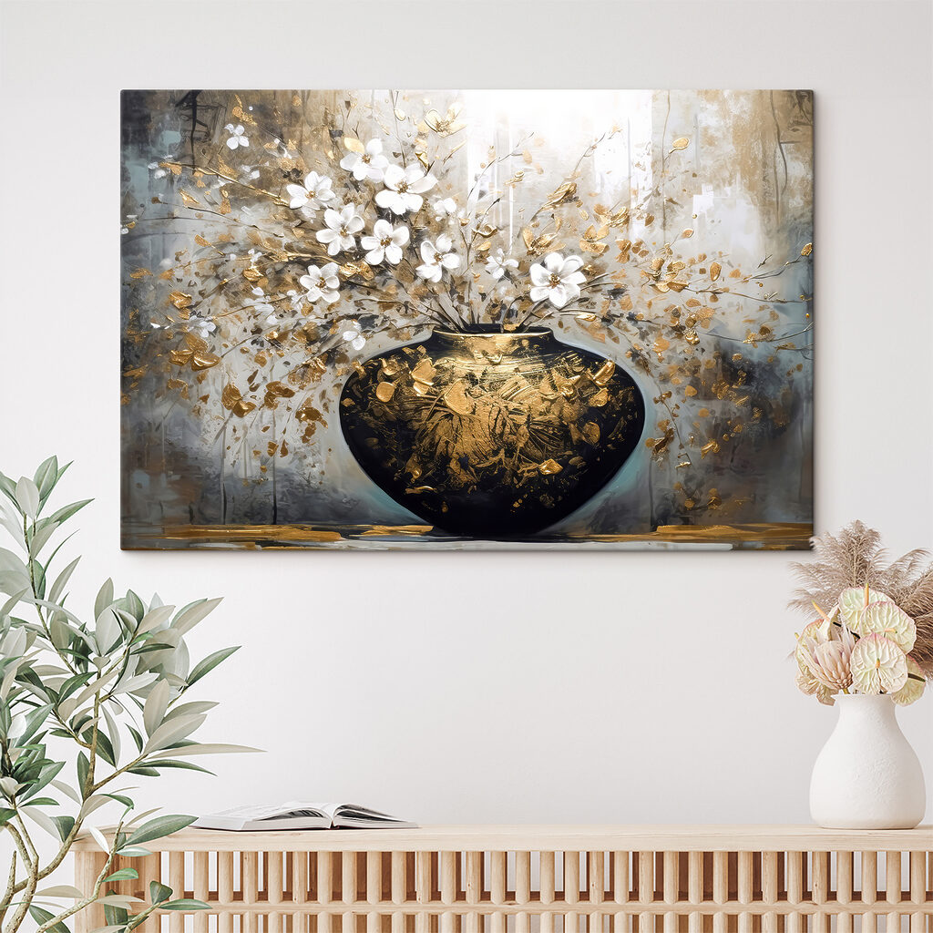 Een schilderij van bloemen in een vaas s35377pig403s 1024x1024 - Een schilderij van bloemen in een vaas