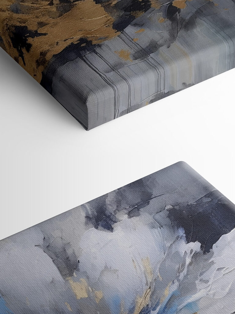 A painting of a flower A painting of a flower