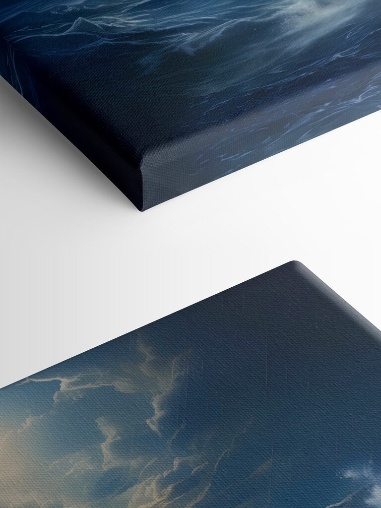 A man in a robe standing in the water A man in a robe standing in the water