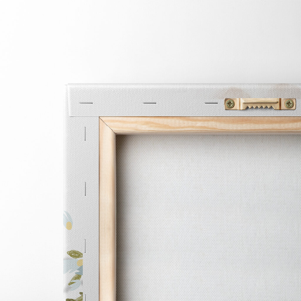 A cartoon of a bunny with flowers on its head A cartoon of a bunny with flowers on its head