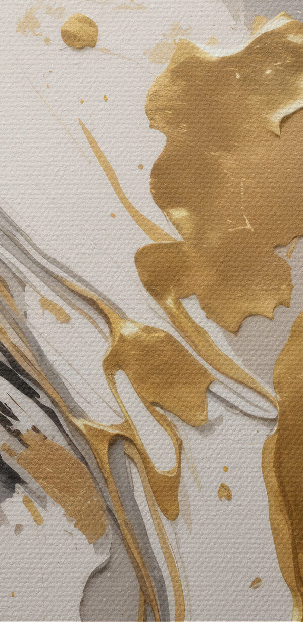 Een close-up van een schilderij Een close-up van een schilderij