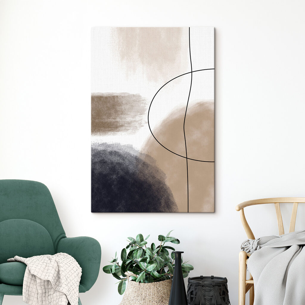 Abstract shapes in muted tones Abstract shapes in muted tones