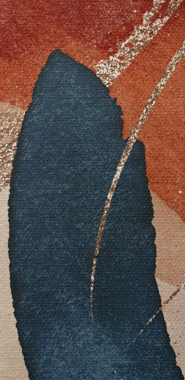 Een close-up van een schilderij Een close-up van een schilderij