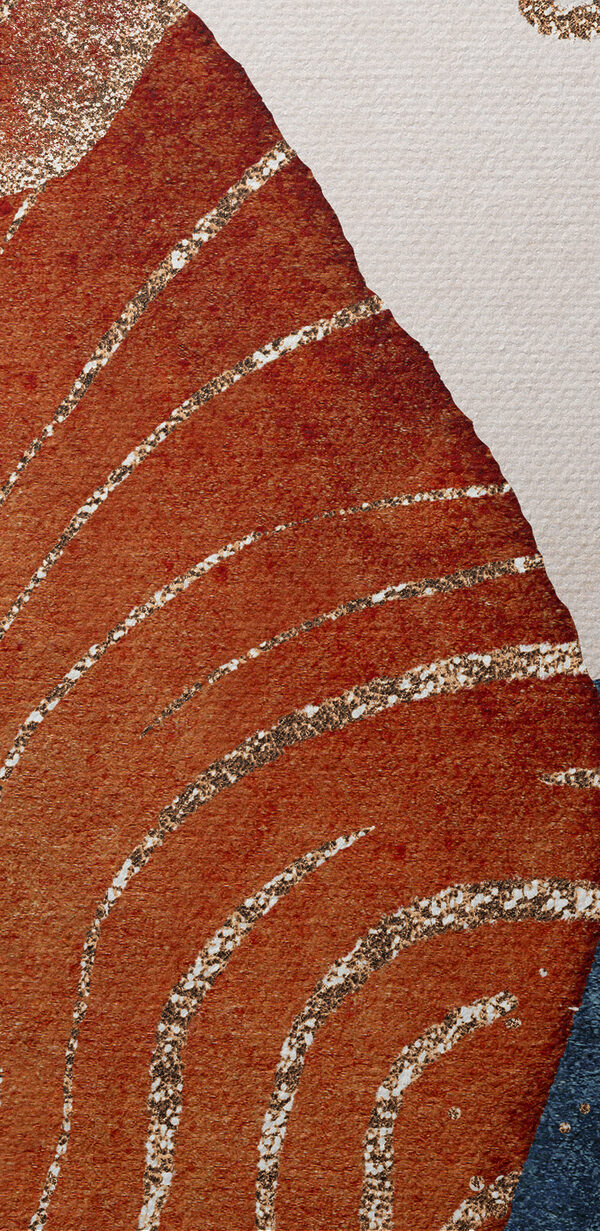 Een close-up van een schilderij Een close-up van een schilderij