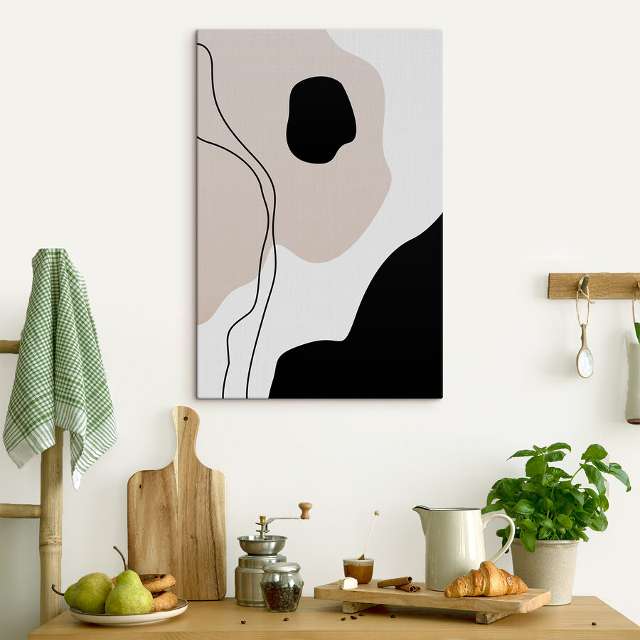 Een zwart-wit patroon
