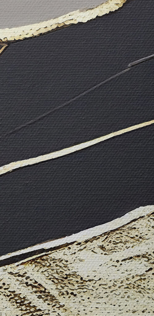 A close up of a painting A close up of a painting