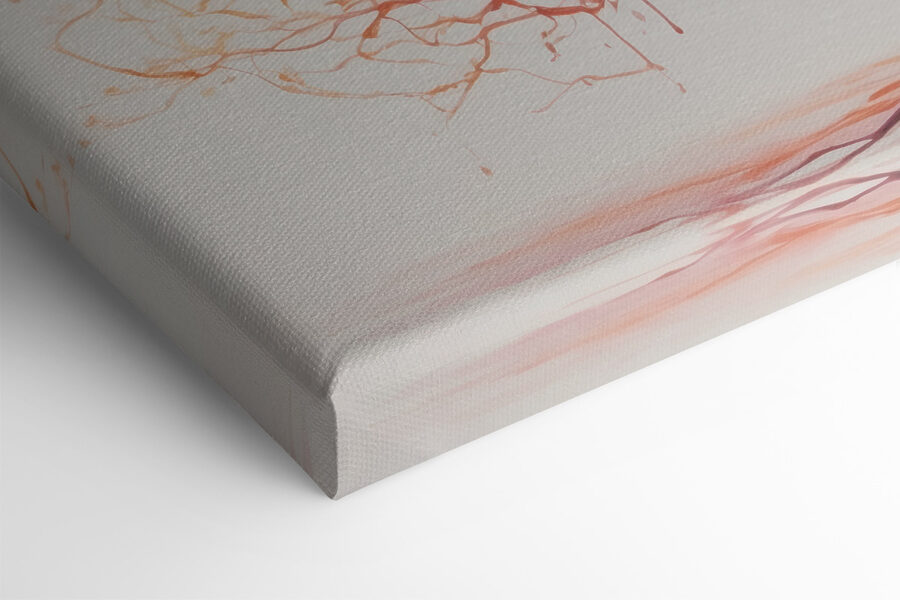 Canvas Schilderijen Een boom met verschillende kleuren bladeren - Afbeelding 7