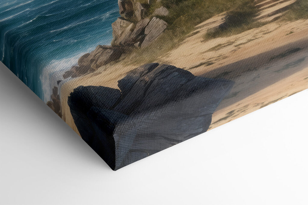 A lighthouse on a rock with Ford Island in the background A lighthouse on a rock with Ford Island in the background