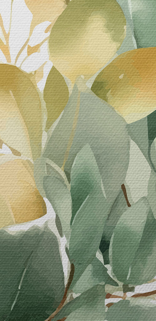Een aquarelschilderij van bladeren s36365pzvl 499x1024 - Een aquarelschilderij van bladeren