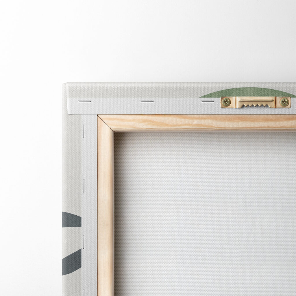 A green and grey art piece A green and grey art piece