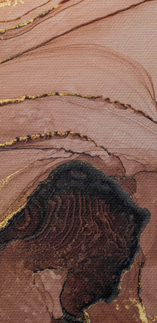 Een close-up van een schilderij Een close-up van een schilderij