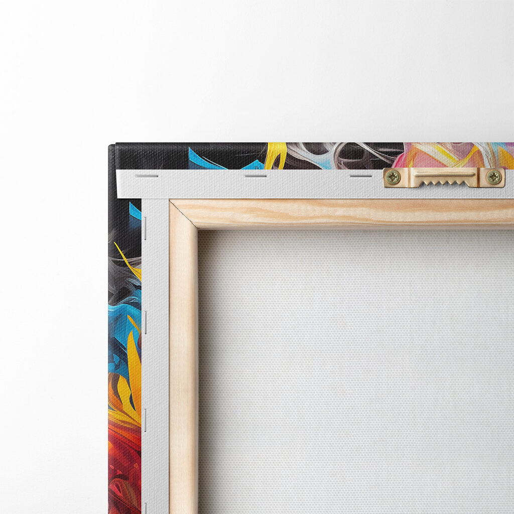 A woman with colorful hair A woman with colorful hair