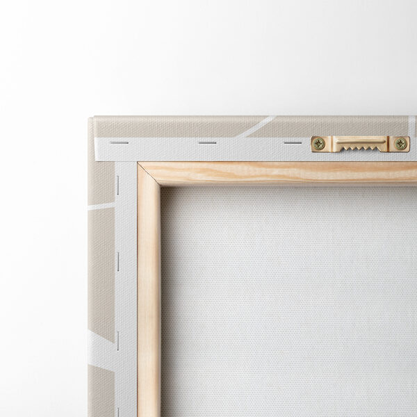 Witte lijnen op een beige achtergrond Witte lijnen op een beige achtergrond