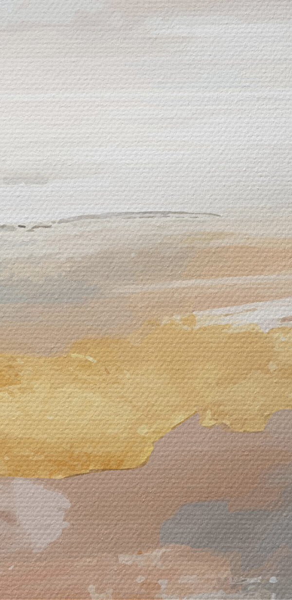 Een schilderij van een landschap Een schilderij van een landschap