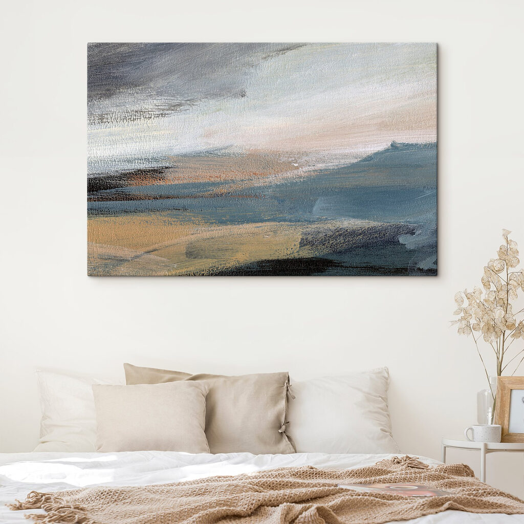 A close up of a painting A close up of a painting