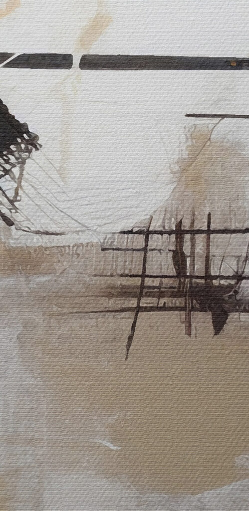 A painting of a landscape