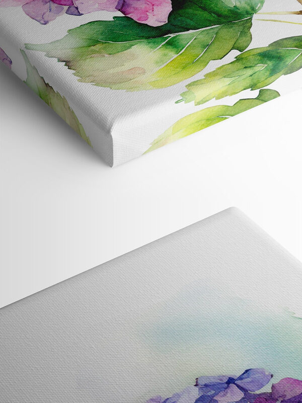 Een aquarel van een bloem Een aquarel van een bloem