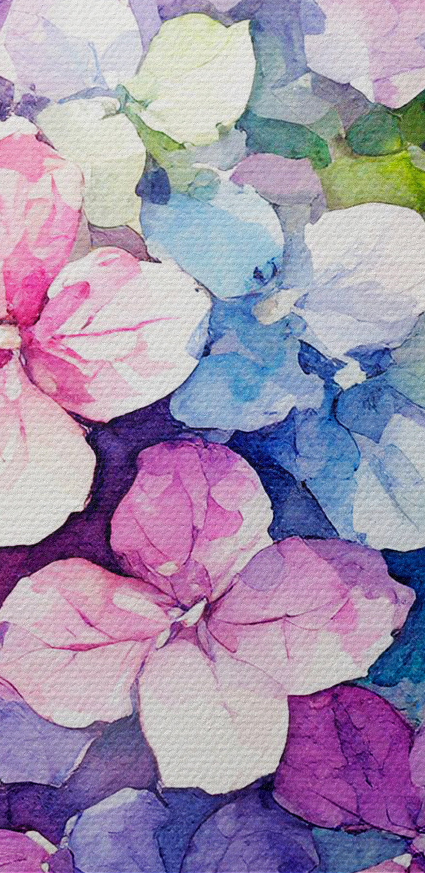Een aquarel van een bloem