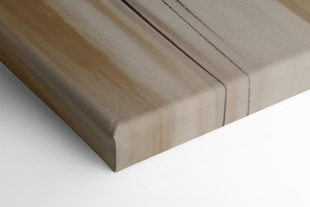 A painting of white flowers