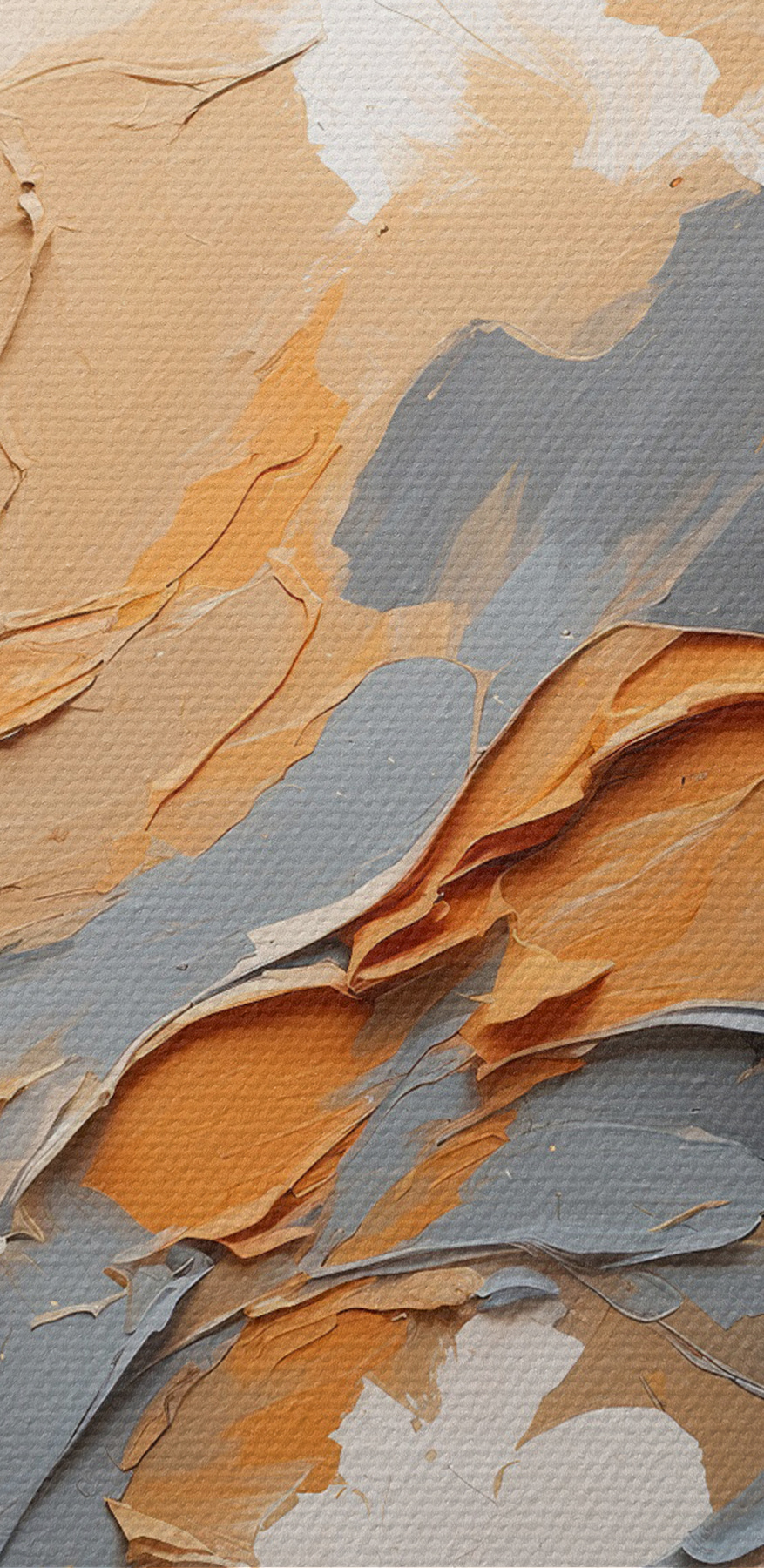 Een close-up van een schilderij Een close-up van een schilderij
