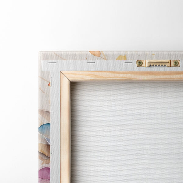 A painting of a flower